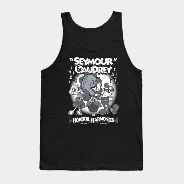 Horror Harmonies - Vintage Cartoon Seymour - Rubber Hose Style Tank Top by Nemons